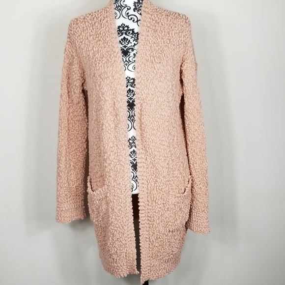 petal rose Sweaters - Women's Large Petal Rose 2 pocket long Cardigan